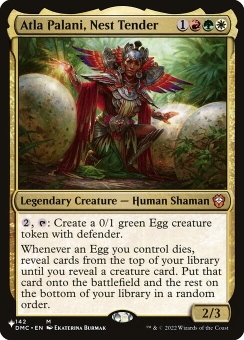 Atla Palani, Cuidadora do Ninho — The List DMC-142