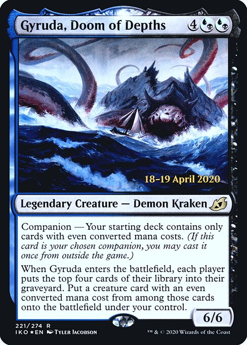 Gyruda, Ruína das Profundezas — Ikoria: Lair of Behemoths Promos 221s