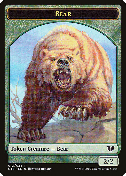 Bear — Commander 2015 Tokens 12