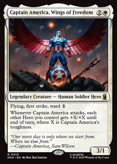Captain America, Wings of Freedom — Marvel Super Heroes 10