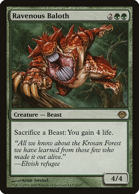 Baloth Voraz — Duel Decks: Garruk vs. Liliana 8