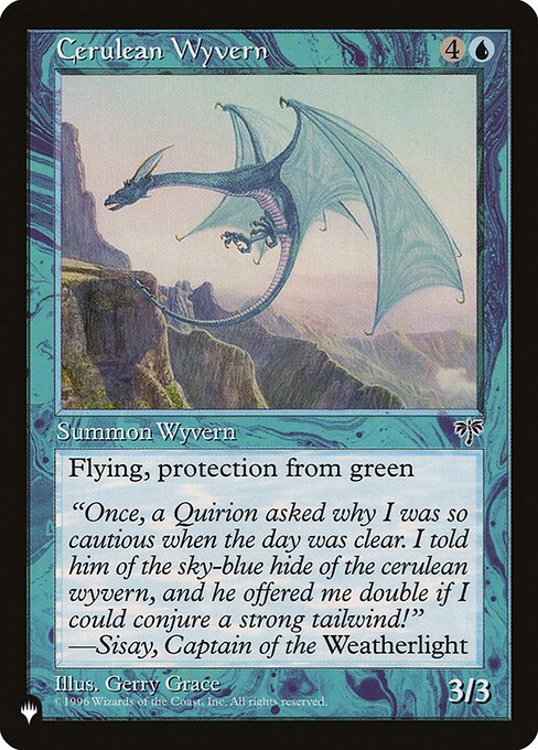Wyvern Cerúleo — The List MIR-57