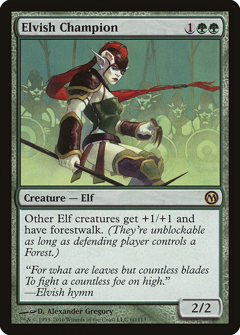 Campeão Élfico — Duels of the Planeswalkers 60
