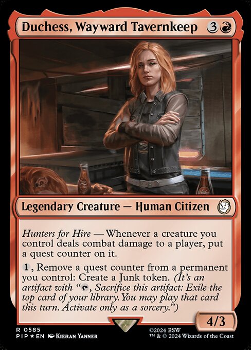 Duchess, Wayward Tavernkeep — Fallout 585