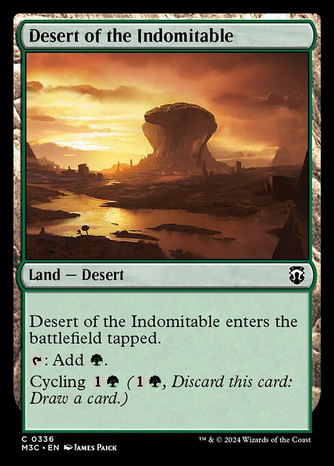 Deserto do Indômito — Modern Horizons 3 Commander 336