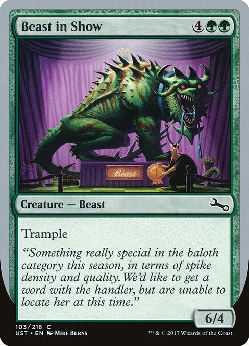Beast in Show — Unstable 103c
