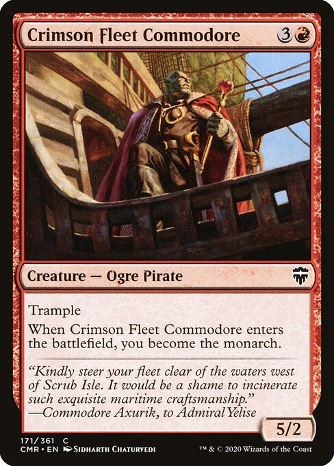 Comodoro da Frota Carmesim — Commander Legends 171
