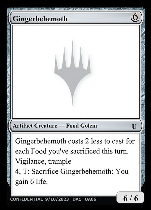 Gingerbehemoth — Unknown Event UA06a