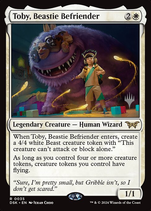 Toby, Beastie Befriender — Duskmourn: House of Horror Promos 35p
