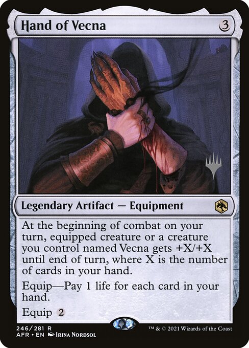 Mão de Vecna — Adventures in the Forgotten Realms Promos 246p
