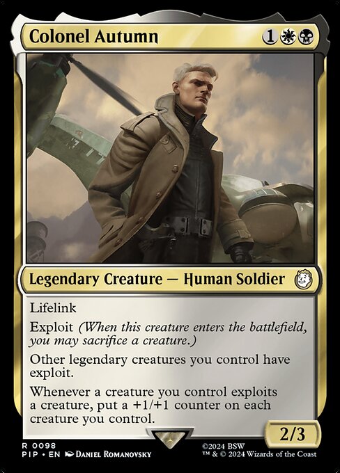 Colonel Autumn — Fallout 98