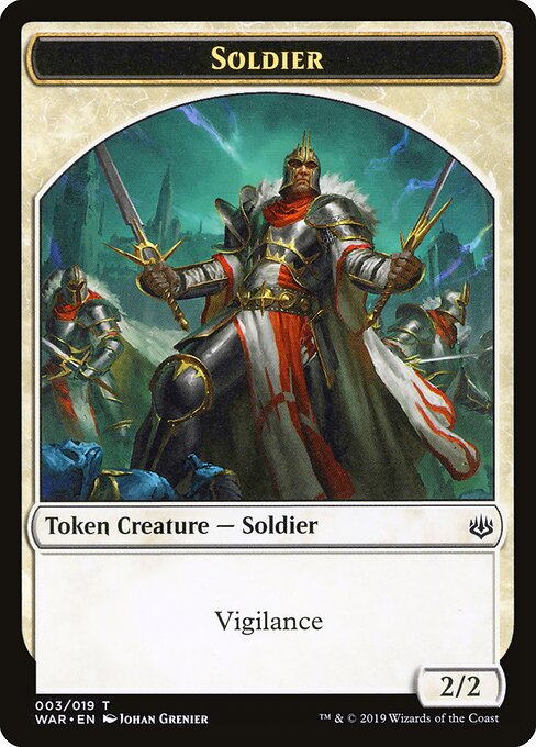 Soldier — War of the Spark Tokens 3