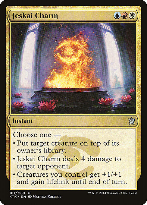 Amuleto Jeskai — Khans of Tarkir 181
