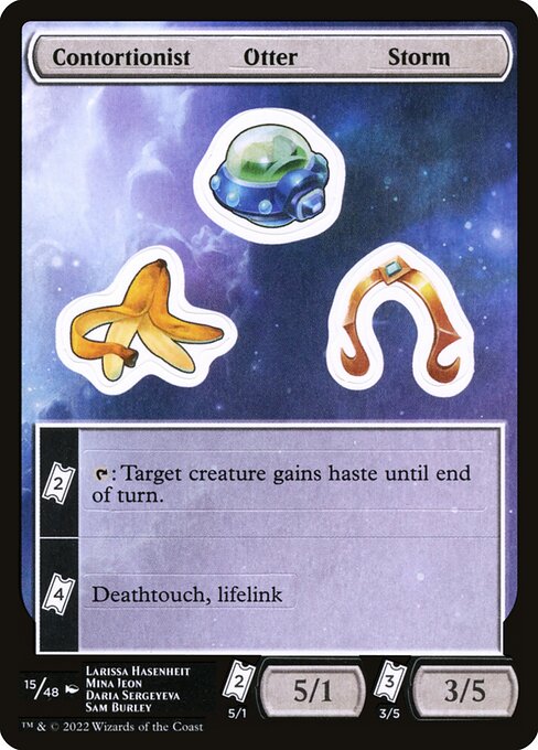 Contortionist Otter Storm — Unfinity Sticker Sheets 15