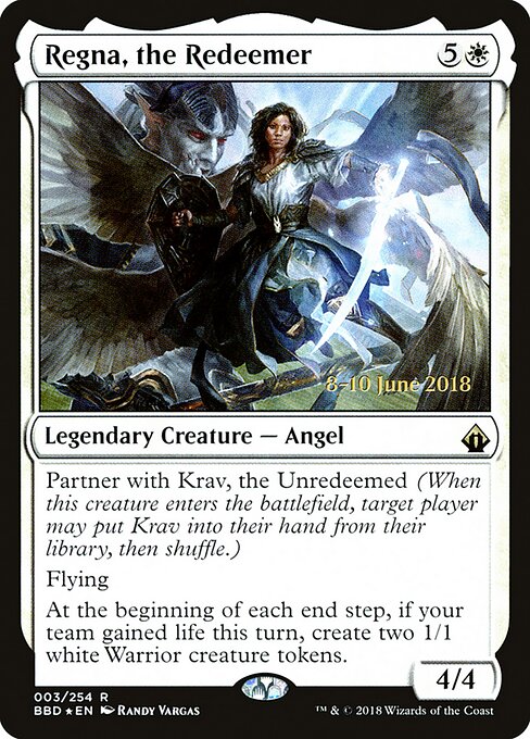 Regna, the Redeemer — Battlebond Promos 3s