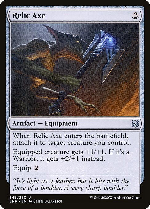 Machado Relíquia — Zendikar Rising 248