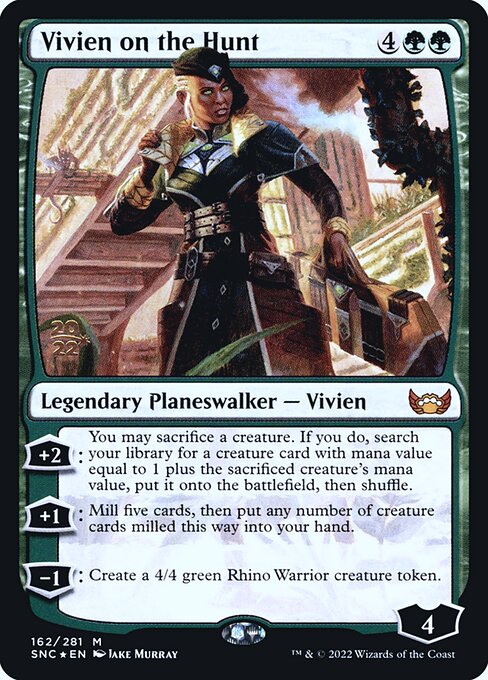 Vivien à Caça — Streets of New Capenna Promos 162s
