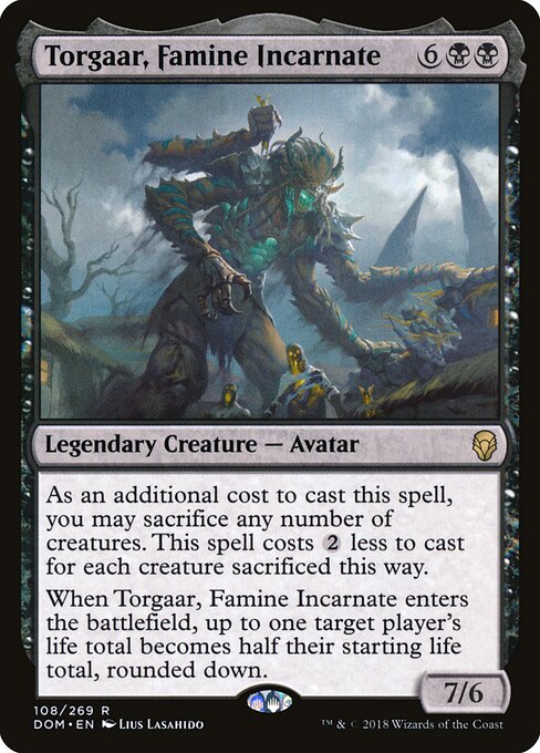 Torgaar, Penúria Incarnada — Dominaria 108
