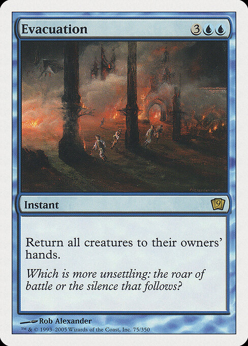 Evacuação — Ninth Edition 75
