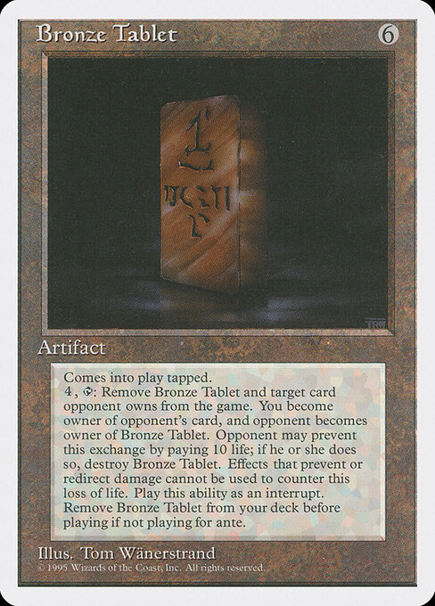 Bronze Tablet — Fourth Edition 303