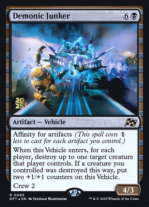 Demonic Junker — Aetherdrift Promos 83s