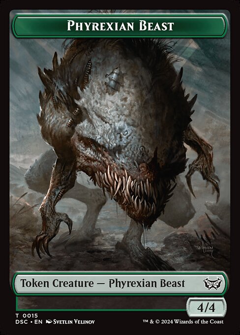 Phyrexian Beast — Duskmourn Commander Tokens 15