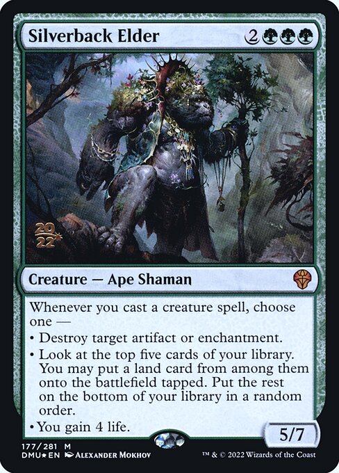 Ancião Dorso Prateado — Dominaria United Promos 177s