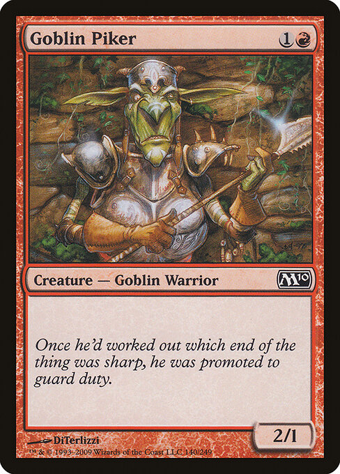 Goblin Piqueiro — Magic 2010 140