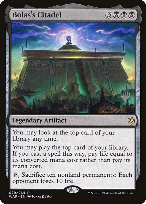 Cidadela de Nicol Bolas — War of the Spark Promos 79p