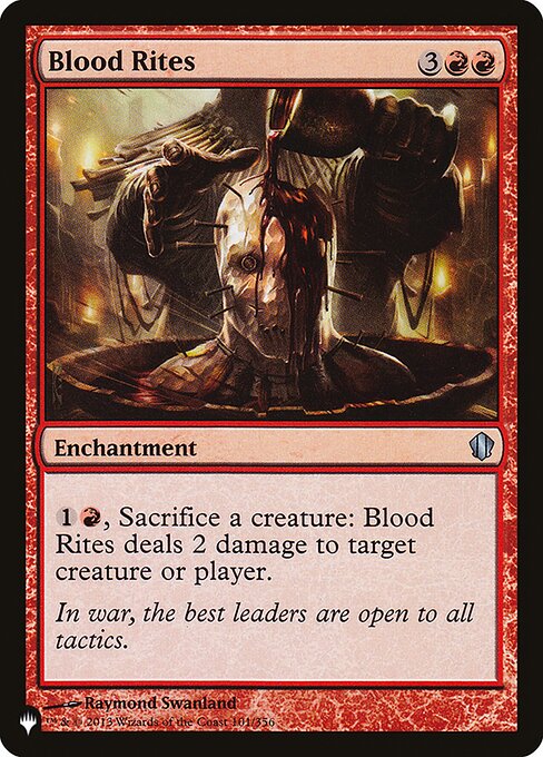 Ritos de Sangue — The List C13-101