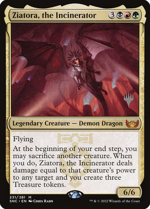 Ziatora, a Incineradora — Streets of New Capenna Promos 231p