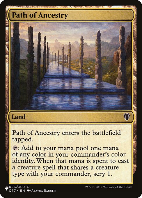 Caminho da Ascendência — The List C17-56