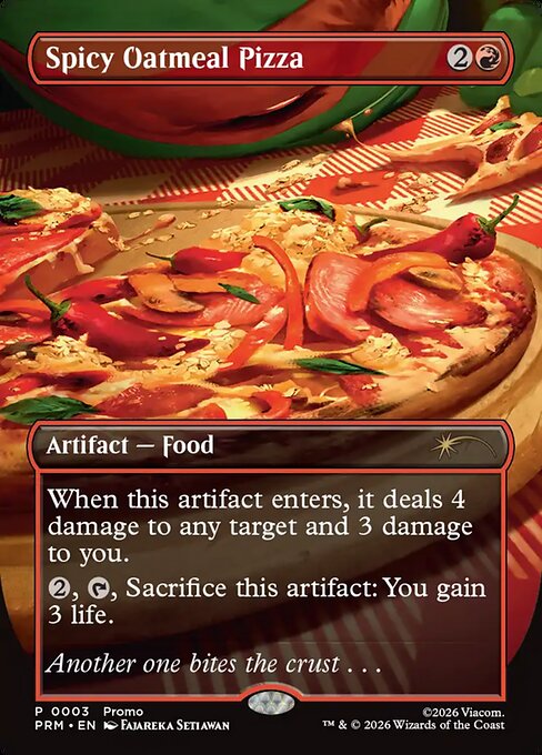 Spicy Oatmeal Pizza — Wizards Play Network 2026 7