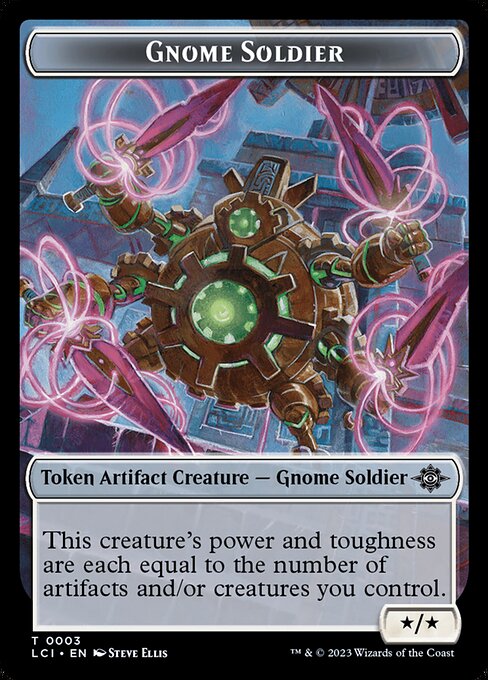 Gnome Soldier — The Lost Caverns of Ixalan Tokens 3