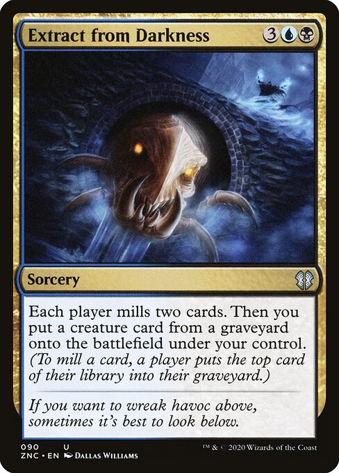 Extrair das Trevas — Zendikar Rising Commander 90