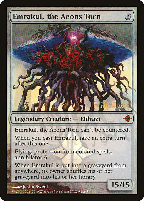 Emrakul, o Fragmento dos Éons — Rise of the Eldrazi Promos 4★