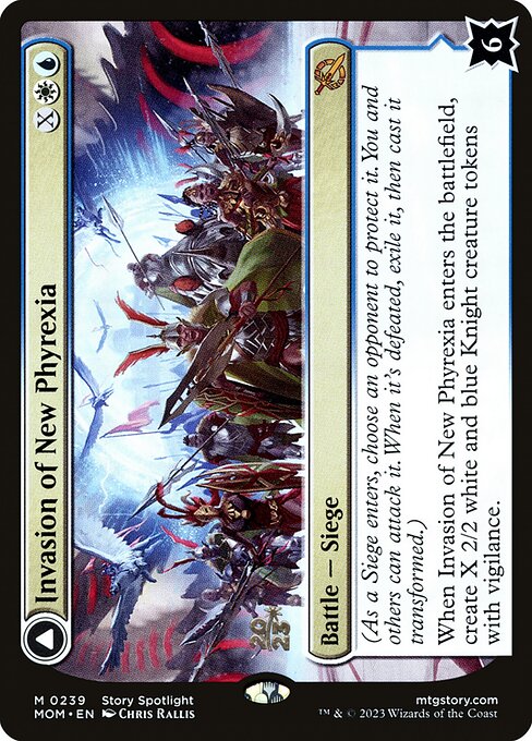 Invasion of New Phyrexia — March of the Machine Promos 239s