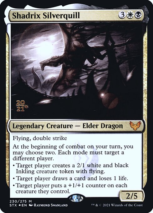 Shadrix Platinopena — Strixhaven: School of Mages Promos 230s