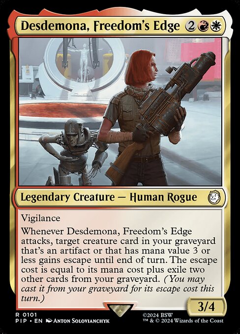 Desdemona, Freedom's Edge — Fallout 101