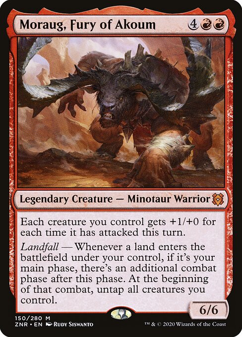 Moraug, Fúria de Akoum — Zendikar Rising 150