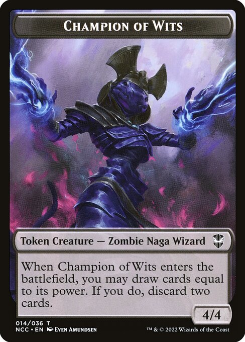 Champion of Wits — New Capenna Commander Tokens 14