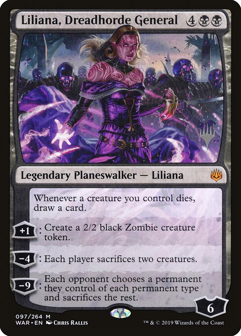 Liliana, General da Horda Medonha — War of the Spark Promos 97p
