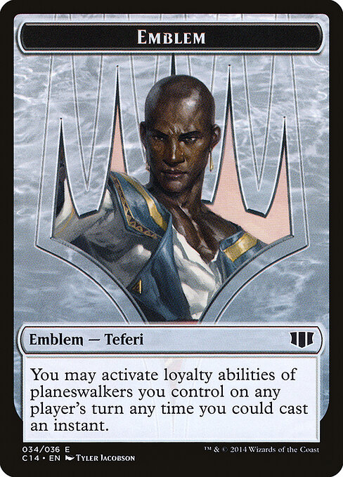 Teferi, Temporal Archmage Emblem — Commander 2014 Tokens 34