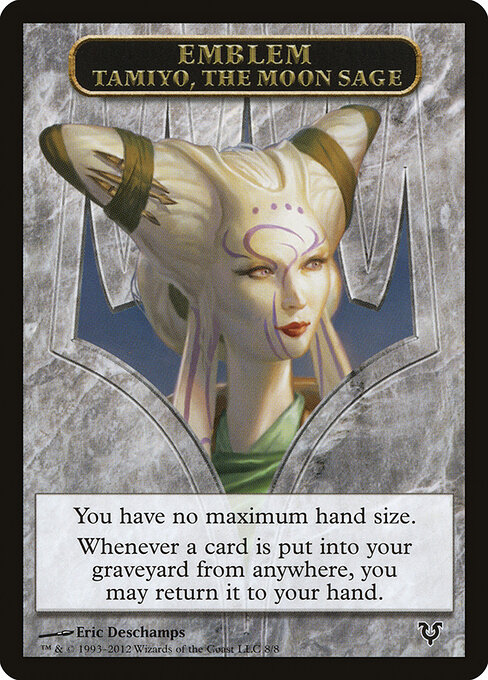 Tamiyo, the Moon Sage Emblem — Avacyn Restored Tokens 8