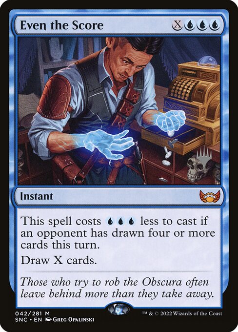 Acertar as Contas — Streets of New Capenna Promos 42p