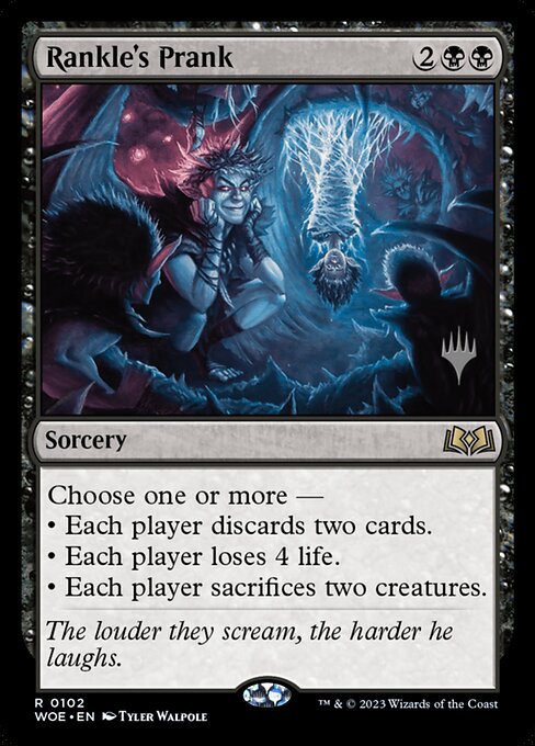 Traquinagem de Rankle — Wilds of Eldraine Promos 102p