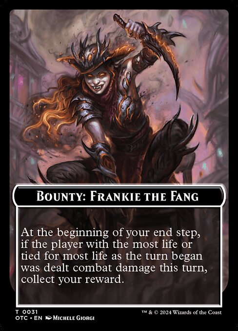 Bounty: Frankie The Fang — Outlaws of Thunder Junction Commander Tokens 31