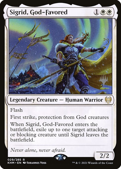 Sigrid, Favorecida pelos Deuses — Kaldheim Promos 29p