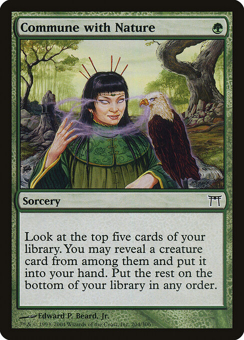 Comungar com a Natureza — Champions of Kamigawa 204
