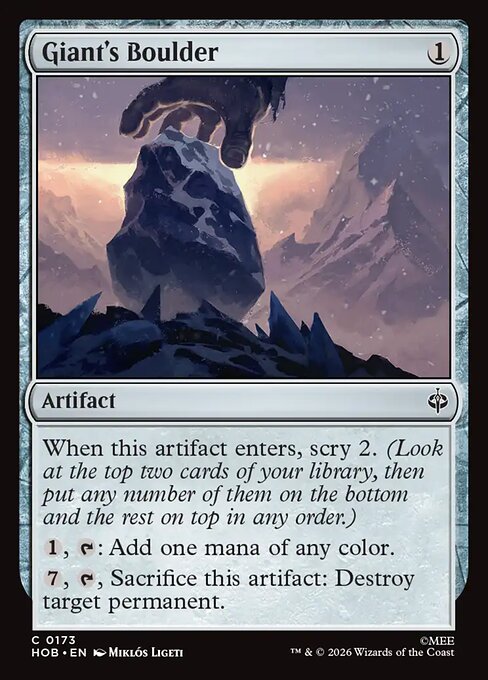 Giant's Boulder — The Hobbit 173